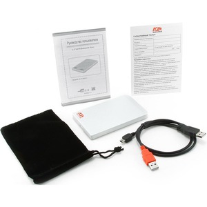 Корпус для жёсткого диска AgeStar SUB2O1 (SILVER)