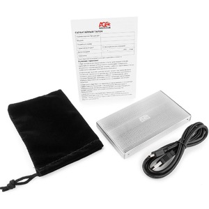 Корпус для жёсткого диска AgeStar SUB2S (SILVER)