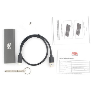 Внешний корпус для SSD M.2 AgeStar 3UBNF1C (GRAY)