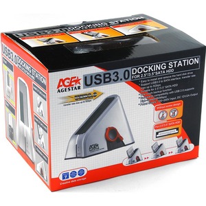 USB 3.0 Докстанция 2.5"/3.5" AgeStar 3UBT-6G (SILVER)