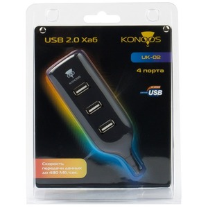 Хаб USB Konoos UK-02