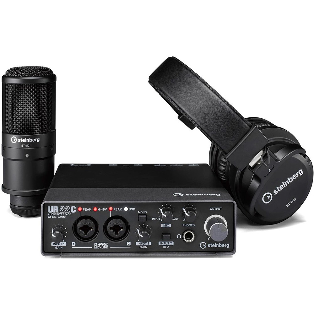 Комплект оборудования для звукозаписи Steinberg UR22C Recording PACK