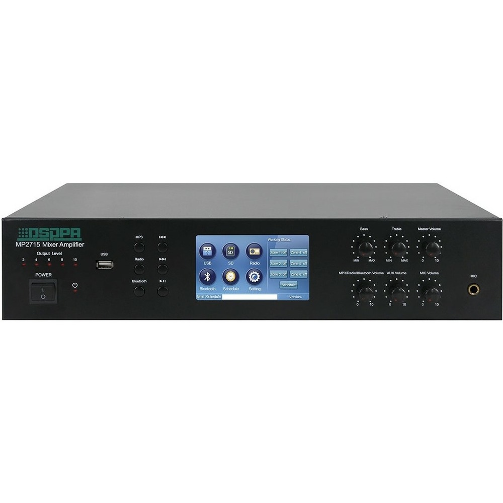 Микшер-усилитель комбинированный DSPPA MP-2745