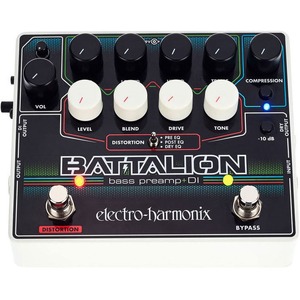 Педаль эффектов/примочка для бас гитары Electro-Harmonix Battalion Bass Preamp DI