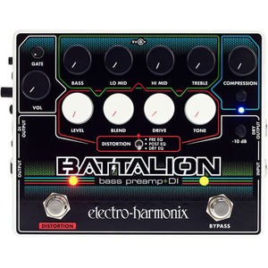 Педаль эффектов/примочка для бас гитары Electro-Harmonix Battalion Bass Preamp DI