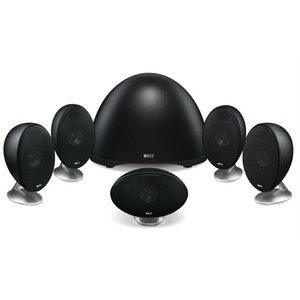 Комплект акустических систем KEF E305 Black + Denon AVR X1500