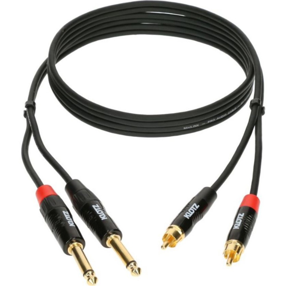 Кабель аудио 2xJack - 2xRCA KLOTZ KT-CJ300 3.0m