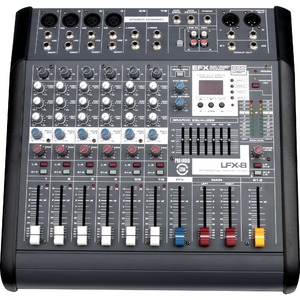 Микшер с усилителем Leem LFX-8MT
