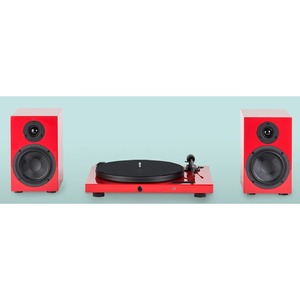 Проигрыватель винила комплект Pro-Ject SET JUKEBOX E SPEAKER BOX 5 RED/RED