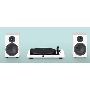 Проигрыватель винила комплект Pro-Ject SET JUKEBOX E SPEAKER BOX 5 WHITE/WHITE