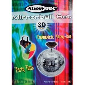 Комплект с зеркальным шаром Showtec Mirrorballset 30 см