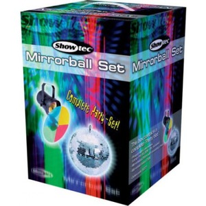Комплект с зеркальным шаром Showtec Mirrorballset 30 см