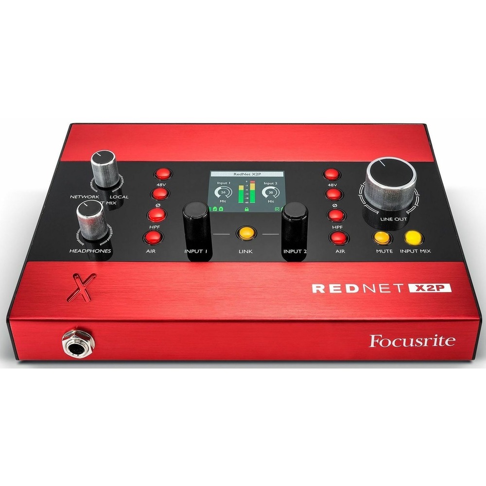 Звуковая карта для сетей Dante FOCUSRITE RedNet X2P Dante