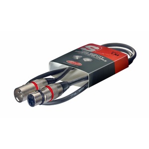 Кабель аудио 1xXLR - 1xXLR Stagg SMC1 RD 1.0m