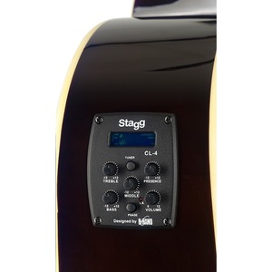 Электроакустическая гитара Stagg SA35 DSCE-N