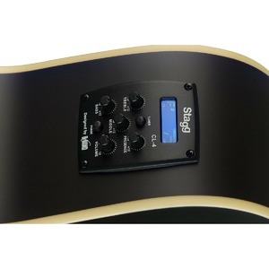 Электроакустическая гитара Stagg SA35 ACE-BK