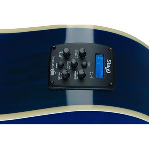 Электроакустическая гитара Stagg SA35 DSCE-TB