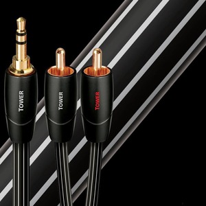 Кабель аудио 1xMini Jack - 2xRCA Audioquest Tower 3.5mm-RCA 1.5m