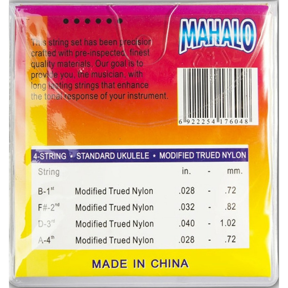 Струны для укулеле Mahalo USN30