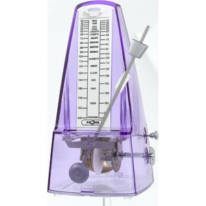 Тюнер/метроном FZONE FM-310 TPL большой прозрачный фиолетовый