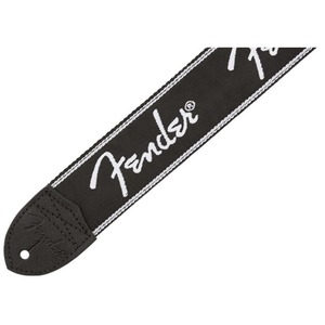 Ремень для гитары Fender Running Spaghetti Logo Strap Black
