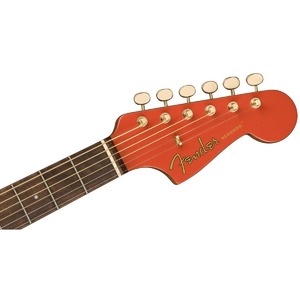 Электроакустическая гитара Fender LTD ED Redondo Player Fiesta Red Gold Hardware