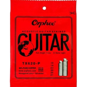Струны для акустической гитары Orphee TX-620-P 010-047