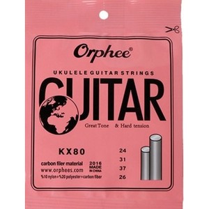 Струны для укулеле сопрано Orphee KX-80 024-026