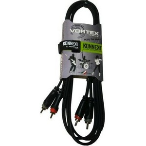 Кабель аудио 2xRCA - 2xRCA Vortex KKYF100 1.0 m