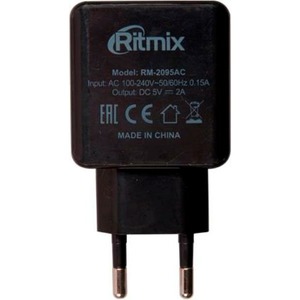Сетевое зарядное устройство универсальное Ritmix RM-2095AC Black