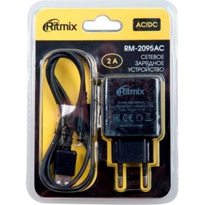 Сетевое зарядное устройство универсальное Ritmix RM-2095AC Black