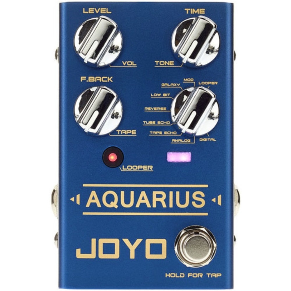 Гитарная педаль эффектов/ примочка Joyo R-07-AQUARIUSDELAY/LOOPER