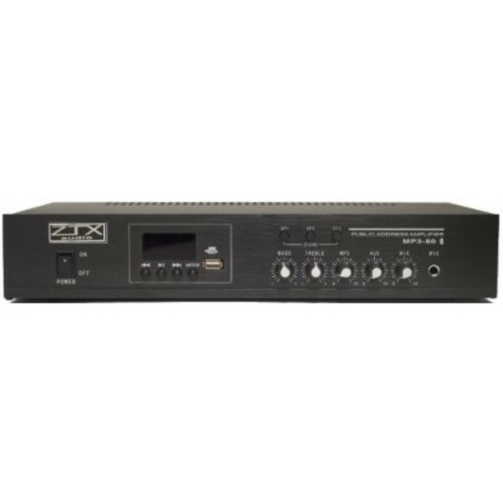 Микшер-усилитель комбинированный ZTX audio MP3-80