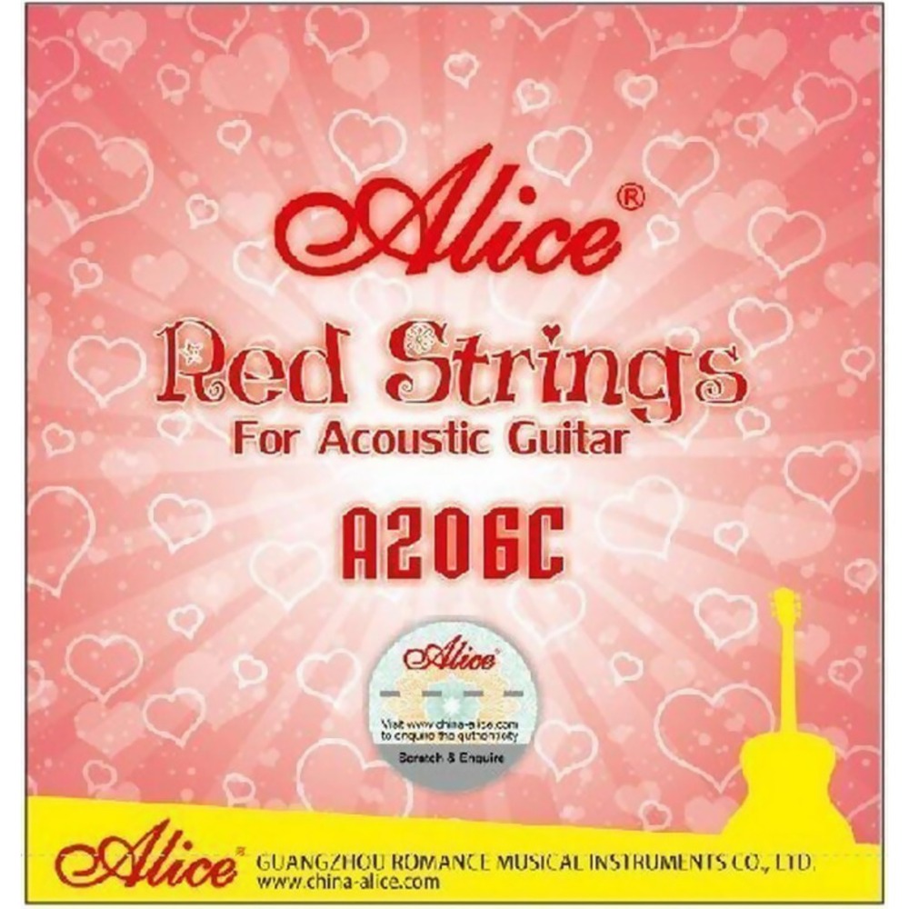 Струны для акустической гитары Alice A206C-SL