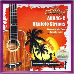 Струны для укулеле концерт Alice AU046-C