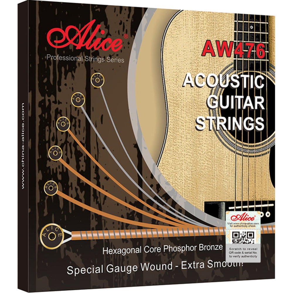 Струны для акустической гитары Alice AW476-CL