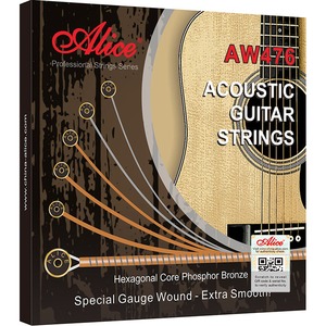 Струны для акустической гитары Alice AW476-CL