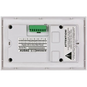 Панель управления для трансляции Audac DW5066/W