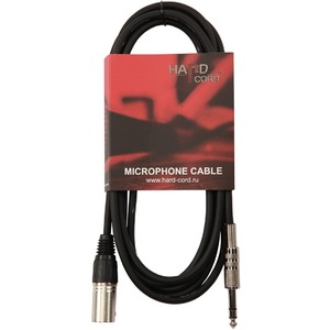 Кабель аудио 1xJack - 1xXLR HardCord MCS-30 3.0m