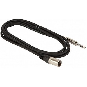 Кабель аудио 1xJack - 1xXLR HardCord MCS-30 3.0m