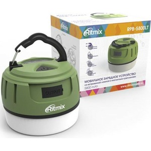 Сетевое зарядное устройство универсальное Ritmix RPB-5800LT Green Black