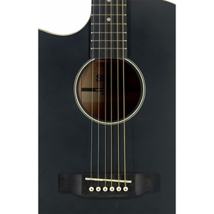 Гитара леворукая Stagg SA35 ACE-BK LH