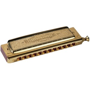 Губная гармошка Hohner Super Chromonica Gold C