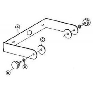 Крепление настенное для концертной акустики Dynacord BS40W
