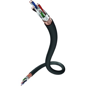 Кабель витая пара в нарезку Inakustik 009803 First CAT6 26AWG Yellow