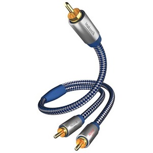 Кабель сабвуферный 1xRCA - 2xRCA Inakustik 0040815 Premium Y Sub 15.0m