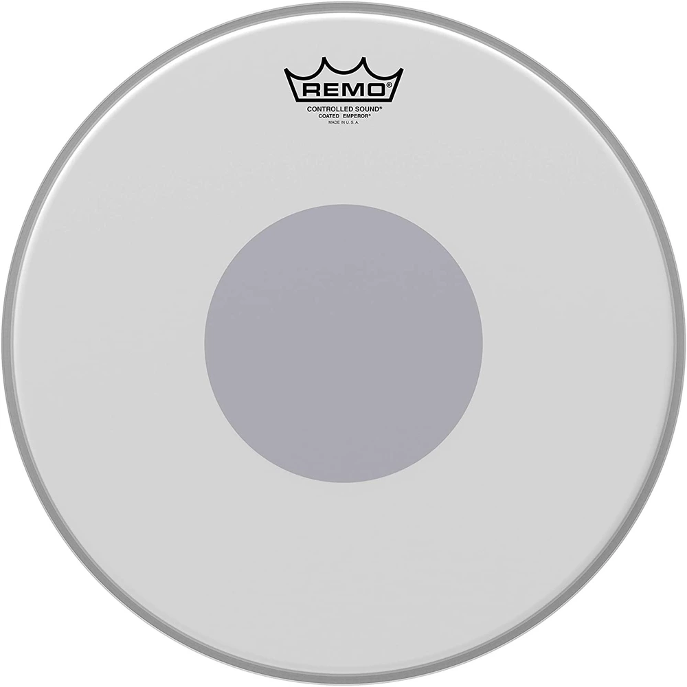 Пластик для барабана REMO BE-0114-10 EMPEROR 14 Coated BLACK DOT