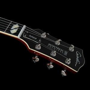 Гитара полуакустическая Godin 039852 Montreal Premiere Supreme Lightburst Flame HG