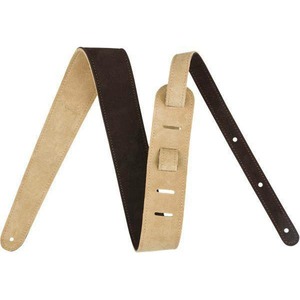Ремень для гитары Fender 2 Suede Strap Brown/Tan Reversible
