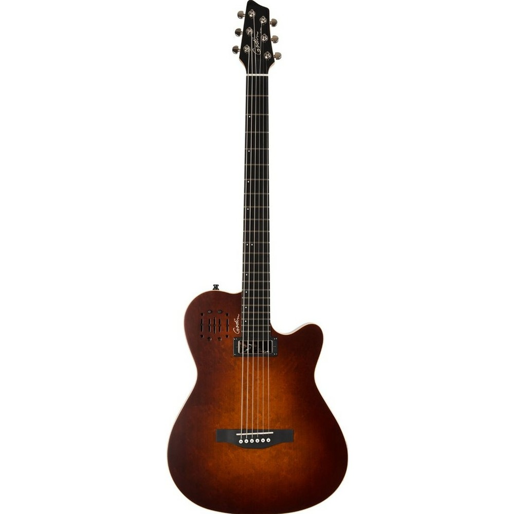 Гитара полуакустическая Godin 041602 A6 Baritone Ultra Burnt Umber